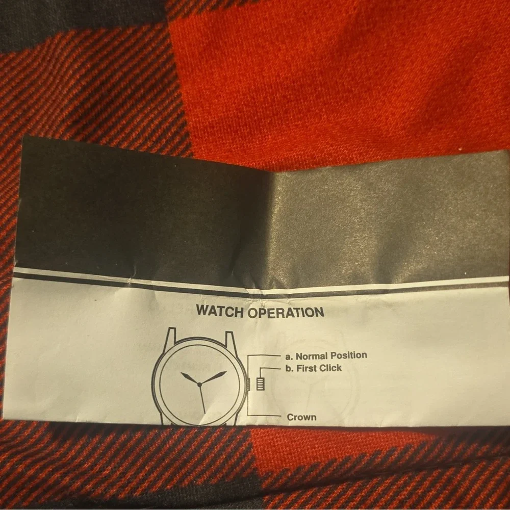 Great Northwest Clothing Company Men's Quartz 24-Hour Silver Dial Watch w/ Box